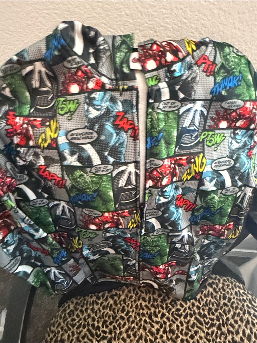 Avenger Kids Hoodie Jacket in Red Blue Green Black